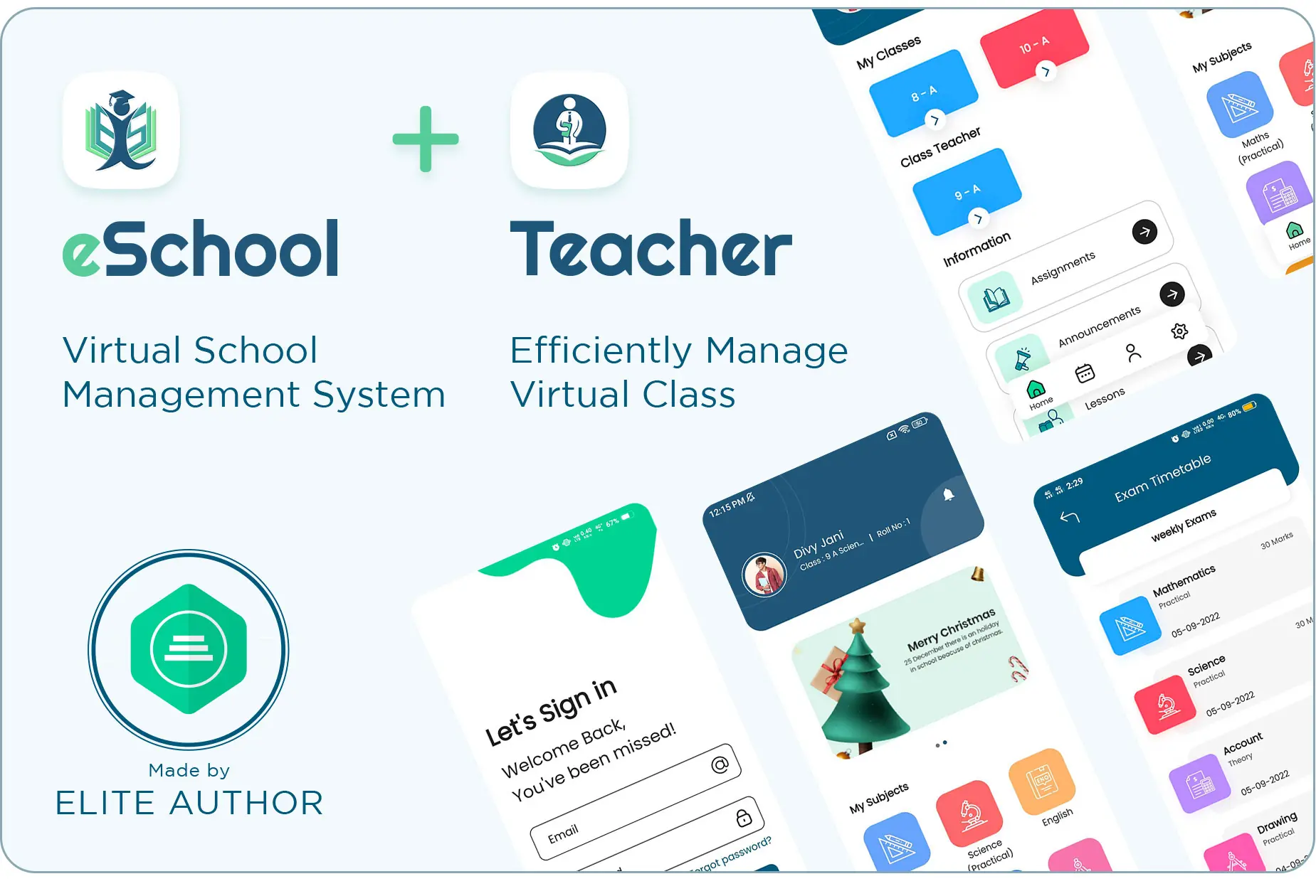 eSchool - School Management System with Student | Parents | Teacher Flutter App | Laravel Admin v2.0