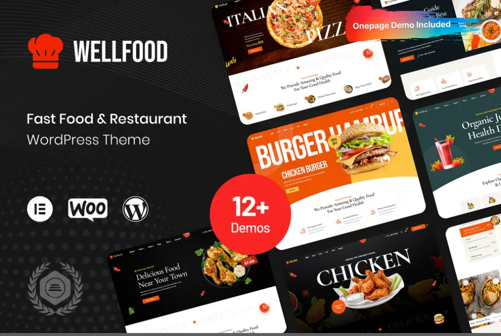 Wellfood - Fast Food Restaurant WordPress Theme v1.0.0
