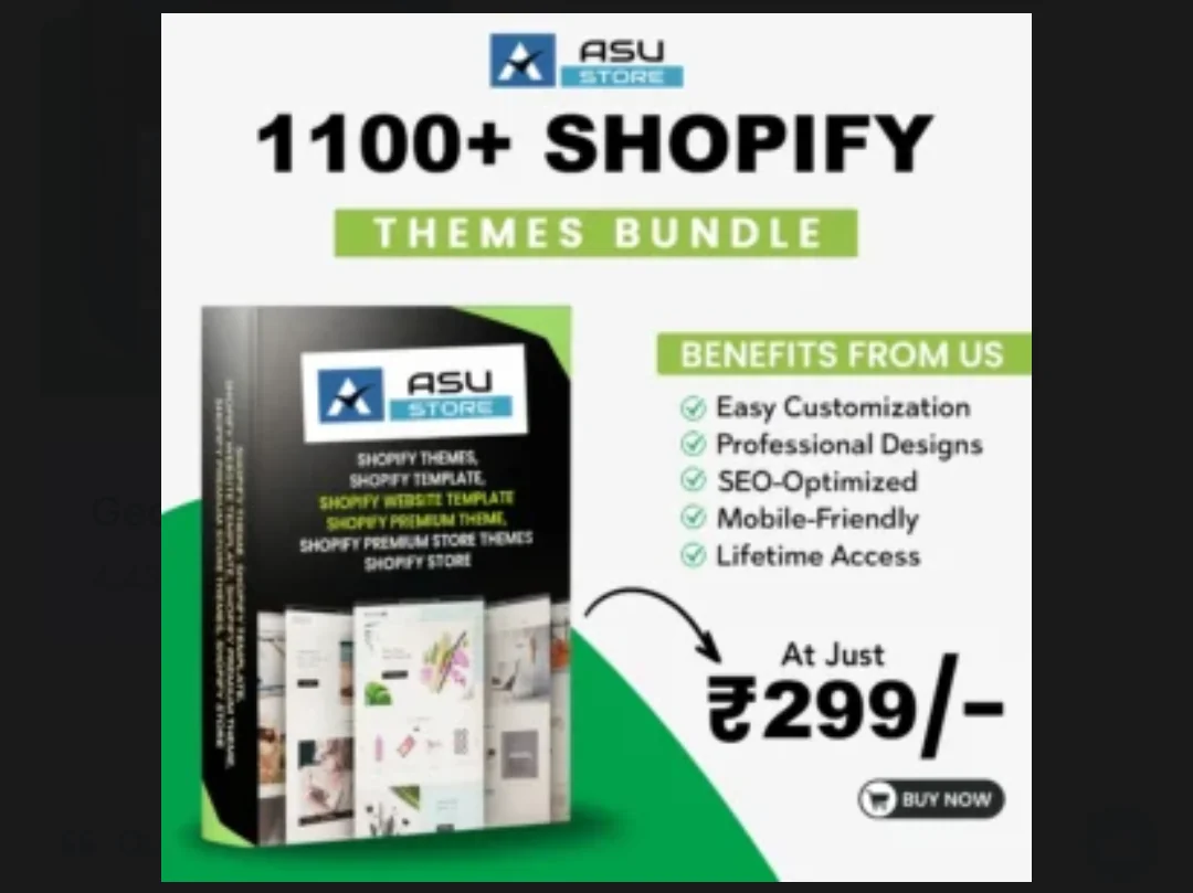 1100+ Premium Shopify Themes & Templates