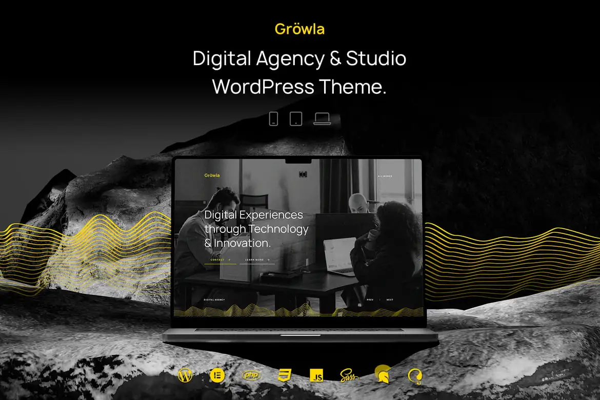 Gröwla - Digital Agency & Studio WordPress Theme v1.0.1