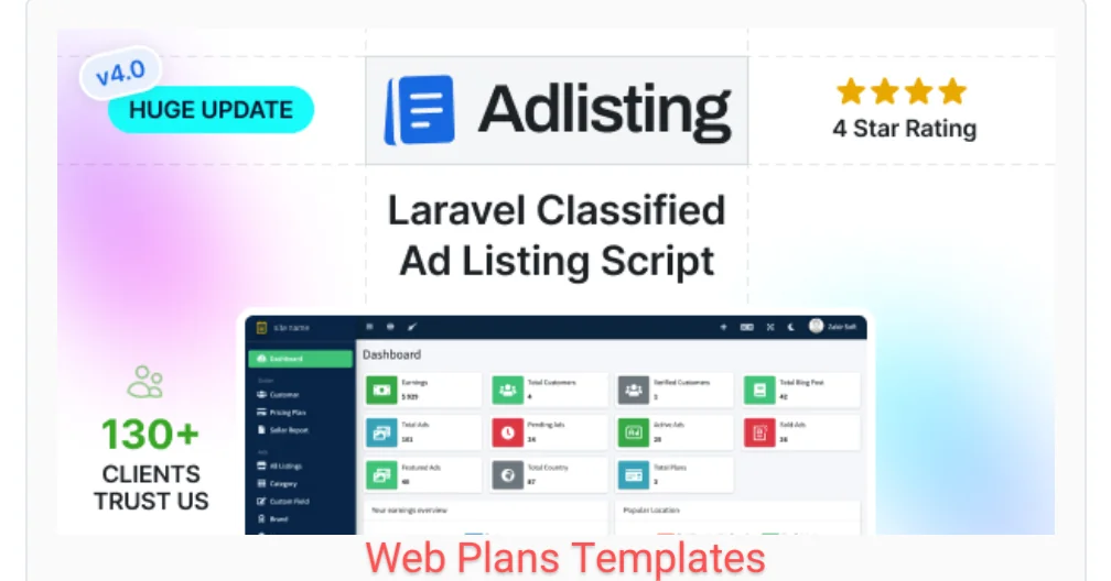 Adlisting - Buy Sell Classified Ads Marketplace Laravel Script v4.18.0