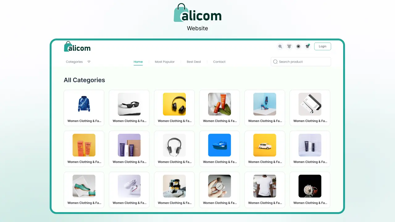 AliCom eCommerce CMS - Complete Single Vendor eCommerce Solution With Built-in POS v1.1.0